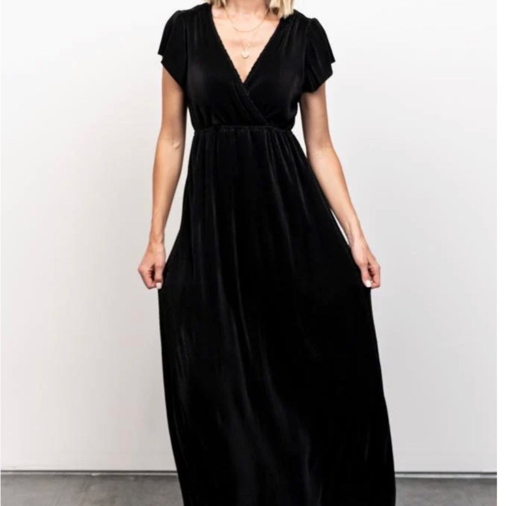 Baltic Born Athena Pleated Maxi Dress